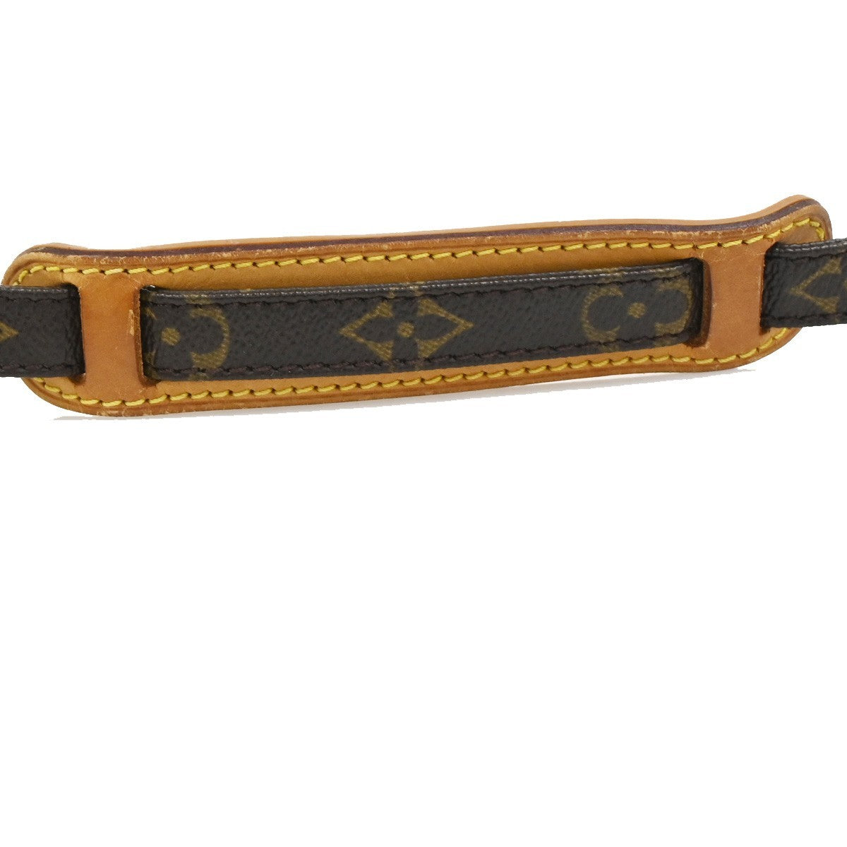 LOUIS VUITTON Danube Shoulder Bag Monogram Leather Brown France M45266 87ZA285