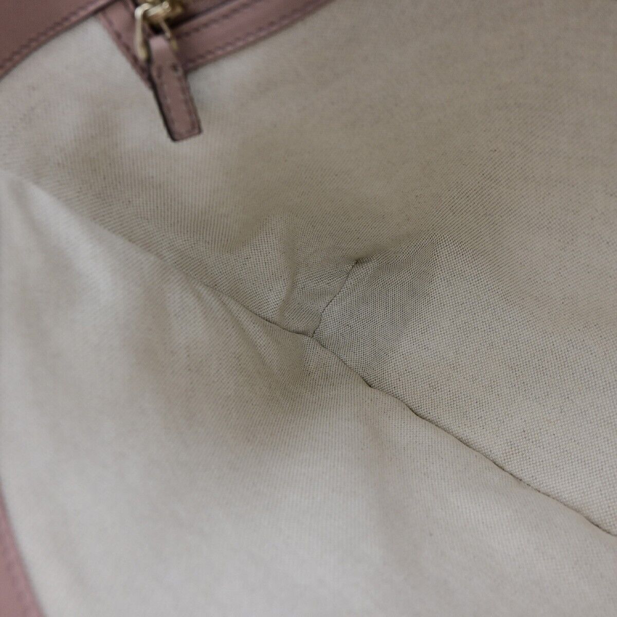 GUCCI Micro GG Nice Shoulder Hand Bag Patent Leather Pink Italy 35EC296