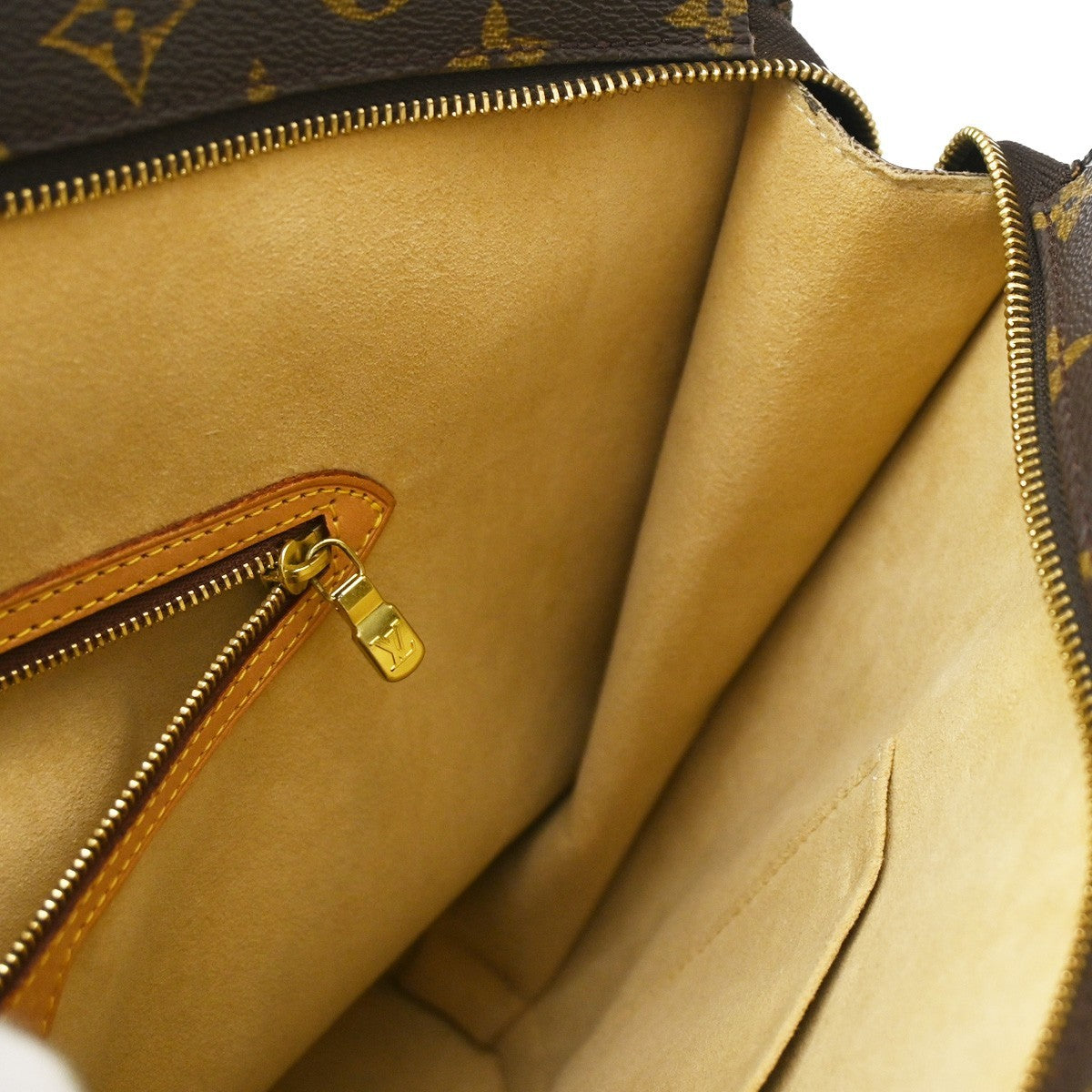 LOUIS VUITTON BABYLONE Shoulder Bag Monogram Leather Brown France M51102 78KB687