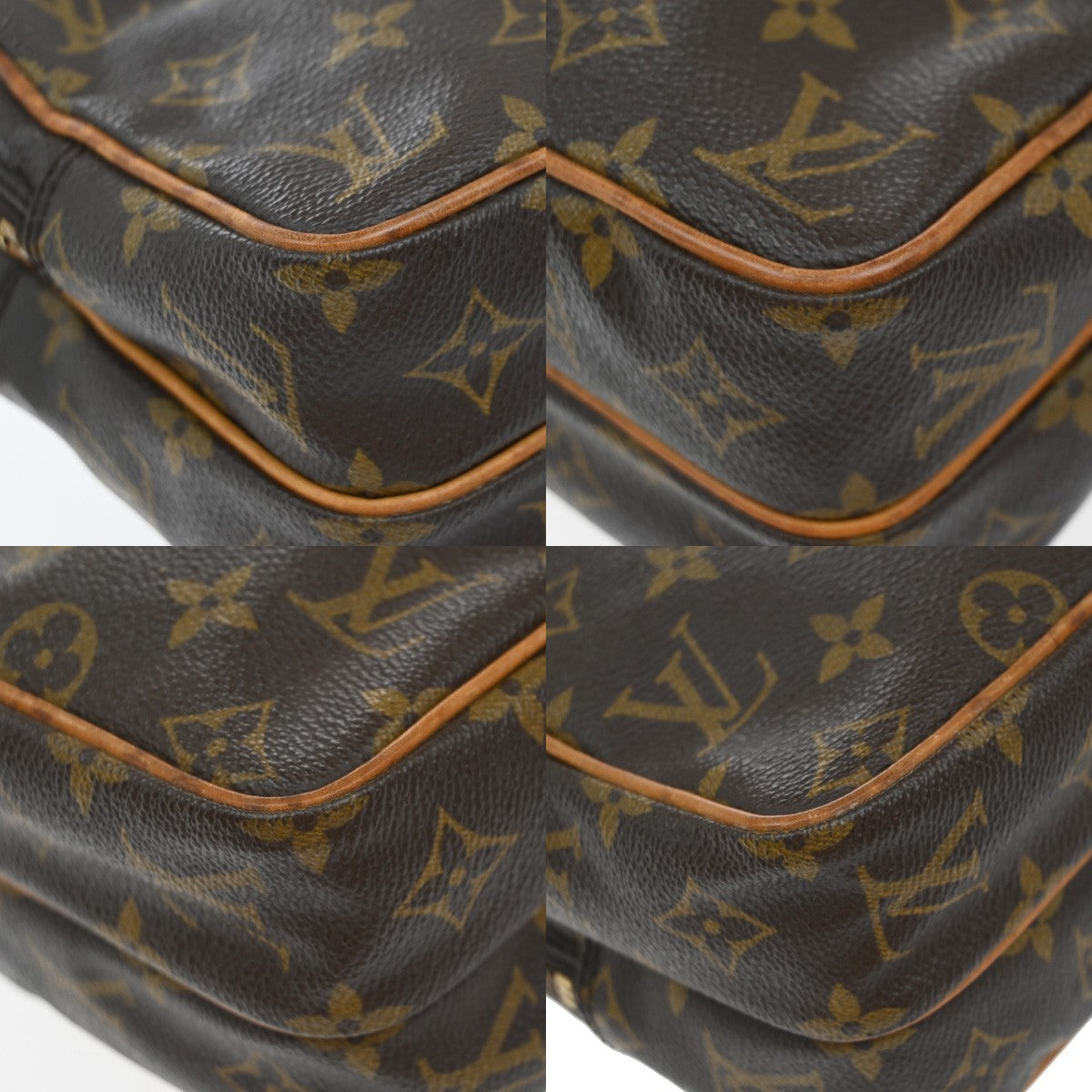LOUIS VUITTON Mini Amazon Shoulder Bag Monogram Leather Brown M45238 39EG162