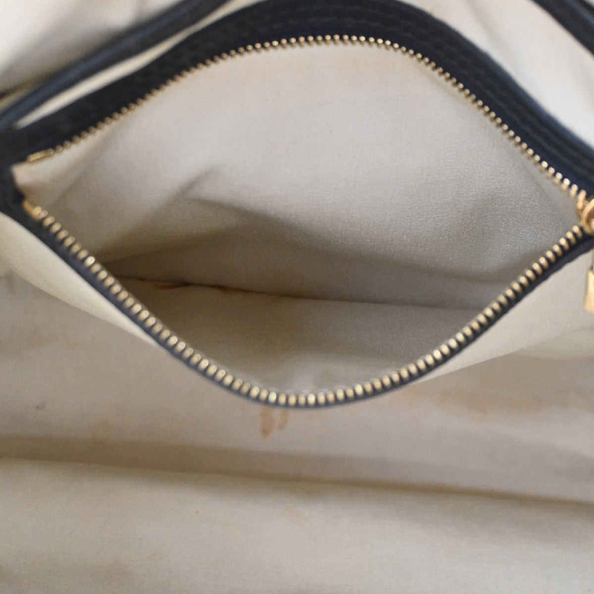 LOUIS VUITTON LV Logo Lucille GM Hand Bag Monogram Mini Lin M92675 32CB001