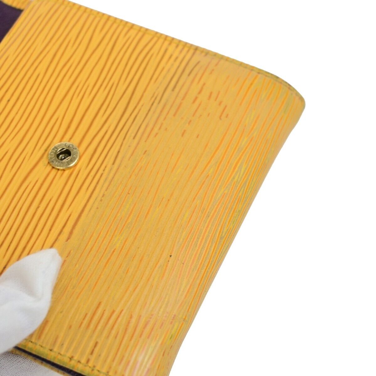 LOUIS VUITTON Logo 5 Set Wallet Card Case Monogram Mini Vernis Epi 65KA526