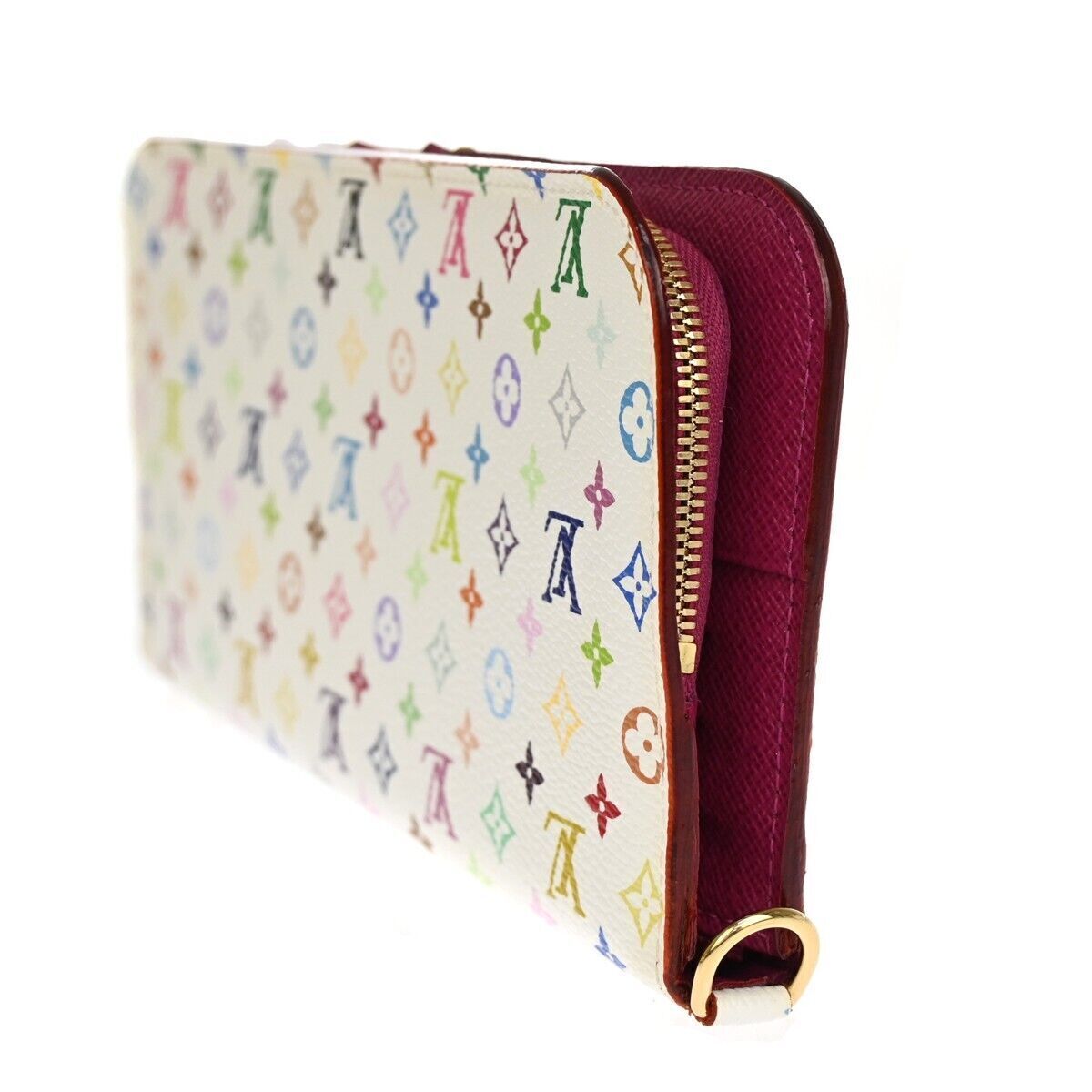 LOUIS VUITTON Insolite Long Bifold Wallet Monogram Multi White M60445 17RH258