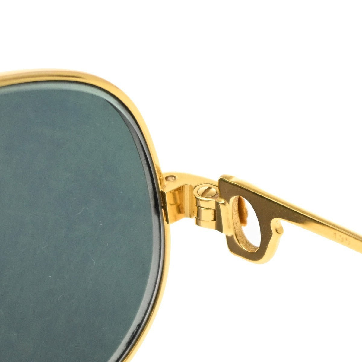 CARTIER Romance Louis Sunglasses Green Gold France 31RL567