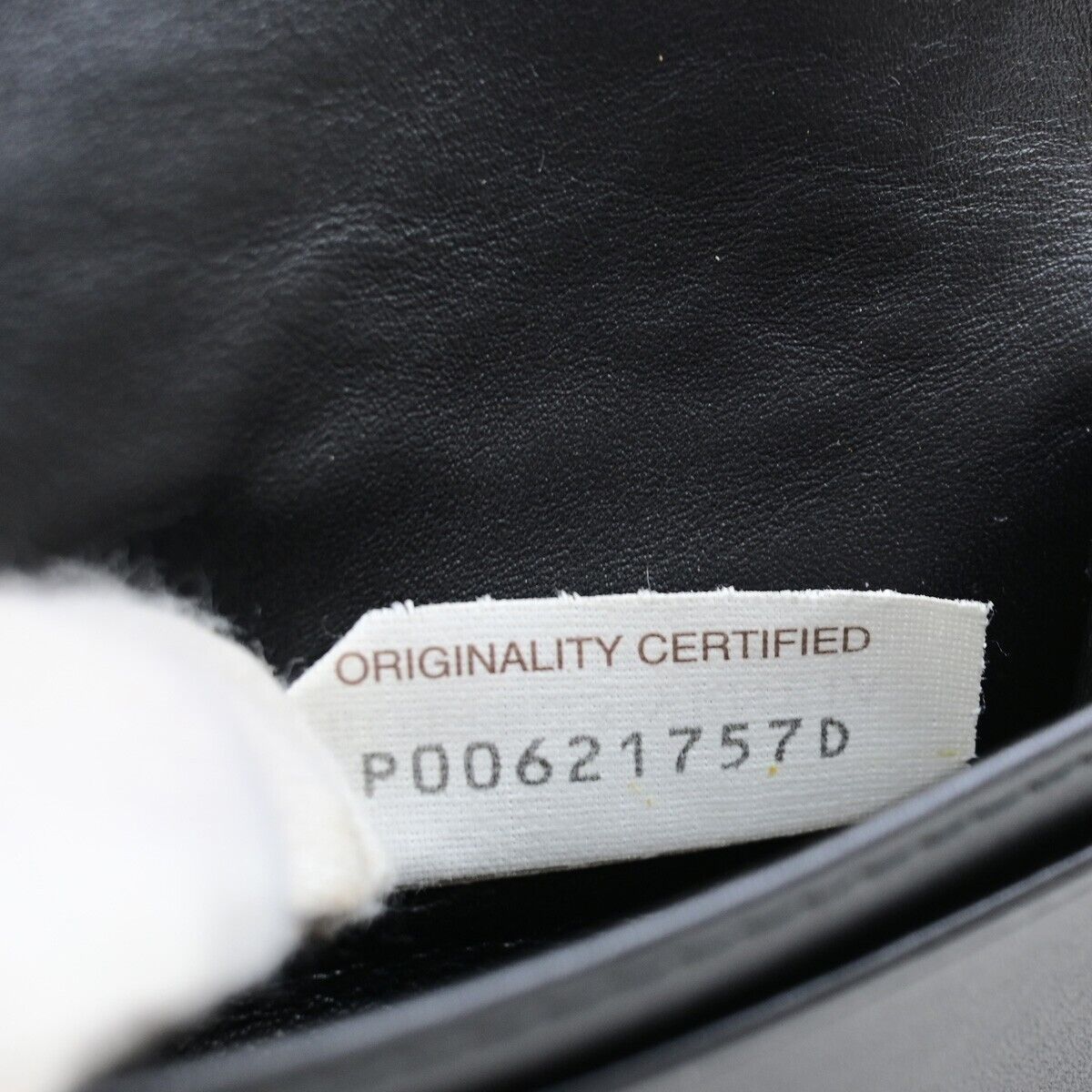 BOTTEGA VENETA Logo Intrecciato Card Holder Wallet Leather Black Italy 64FB224