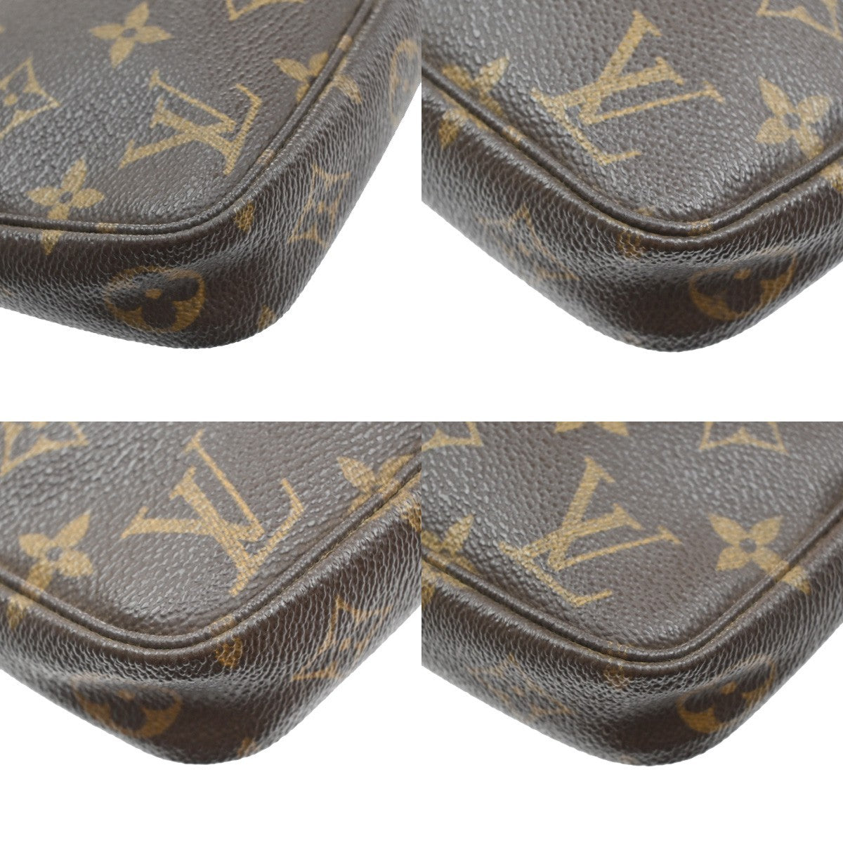 LOUIS VUITTON Pochette Accessoires Hand Bag Monogram Leather BN M51980 65SA127