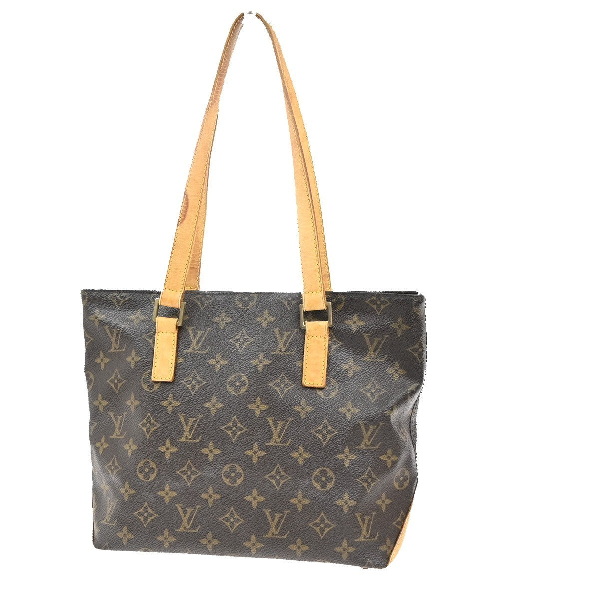 LOUIS VUITTON Cabas Piano Shoulder Bag Monogram Leather Brown M51148 34MA270