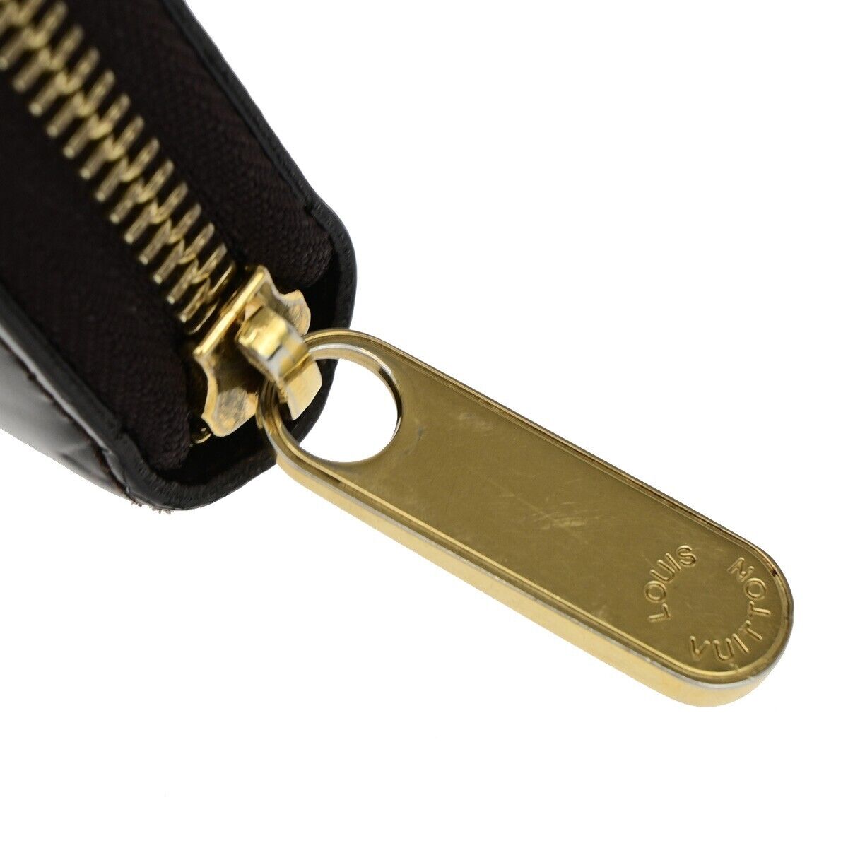 LOUIS VUITTON Zippy Long Wallet Monogram Vernis Leather Amarante M93522 36EB377