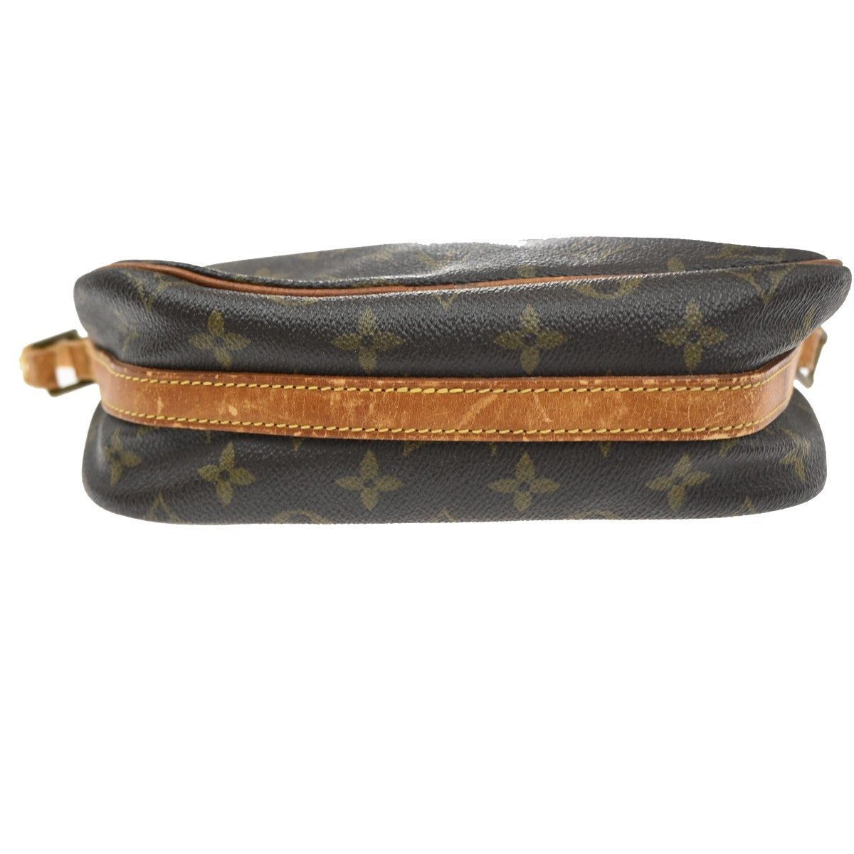 LOUIS VUITTON Senlis Shoulder Bag Monogram Leather Brown France M51222 05KB695