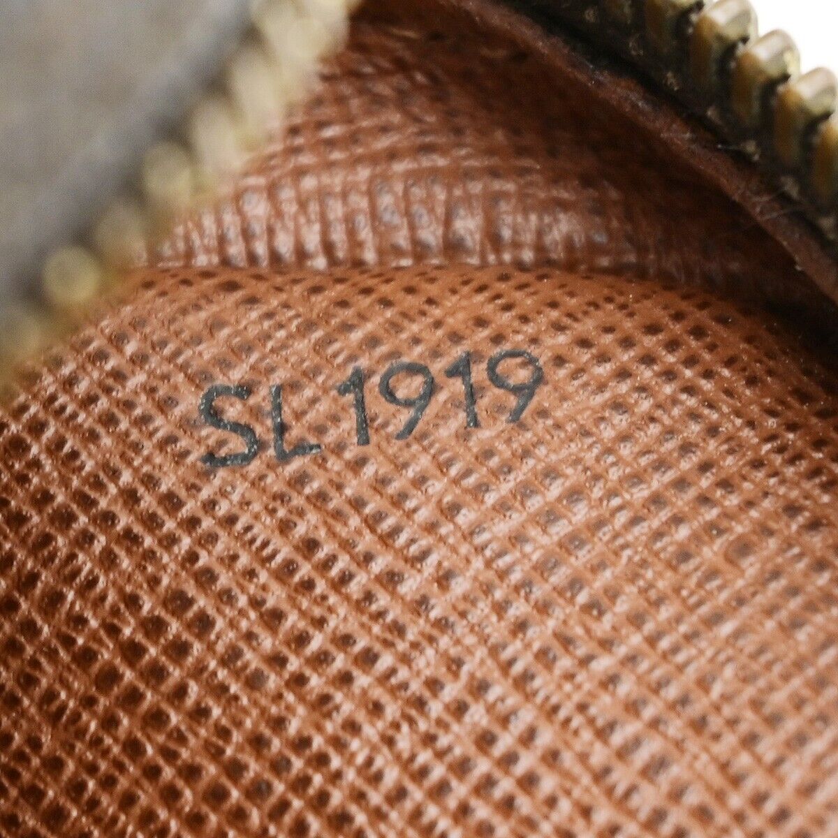LOUIS VUITTON Danube Shoulder Bag Monogram Leather Brown France M45266 30ED775