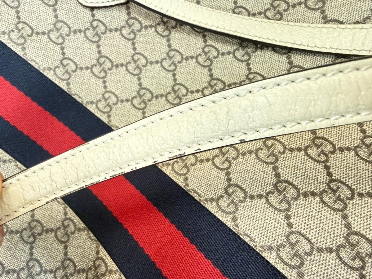 GUCCI Ophidia GG Pattern Web Shoulder Tote Bag Supreme Leather BN WE 45YJ017