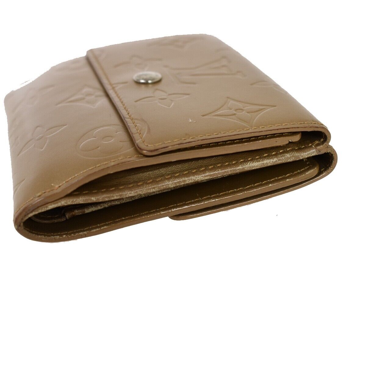 LOUIS VUITTON 2 Set Bifold Trifold Long Wallet Monogram Mat Leather BN 66YD247