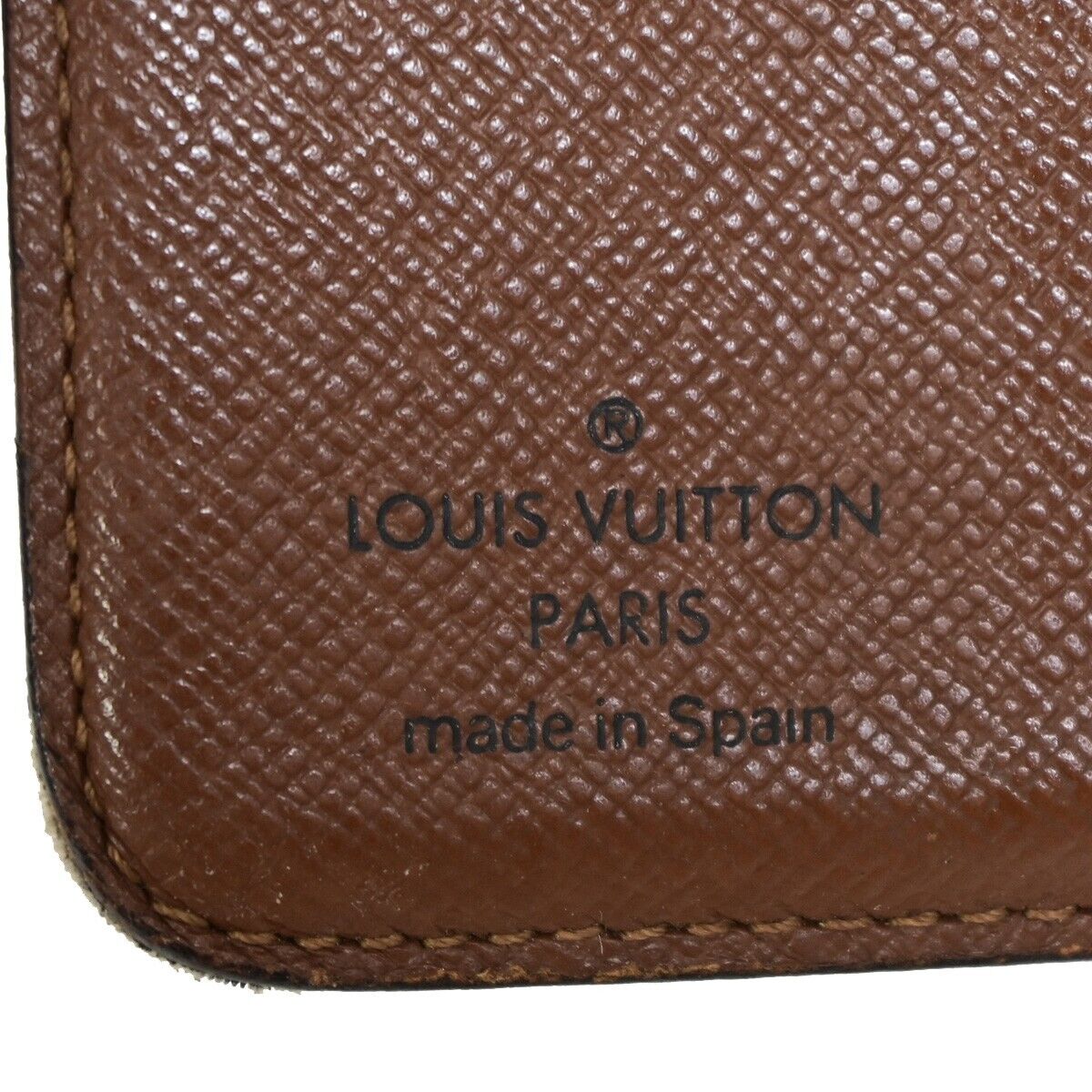 LOUIS VUITTON LV Logo 4 Set Bifold Trifold Long Wallet Monogram Brown 69KA307