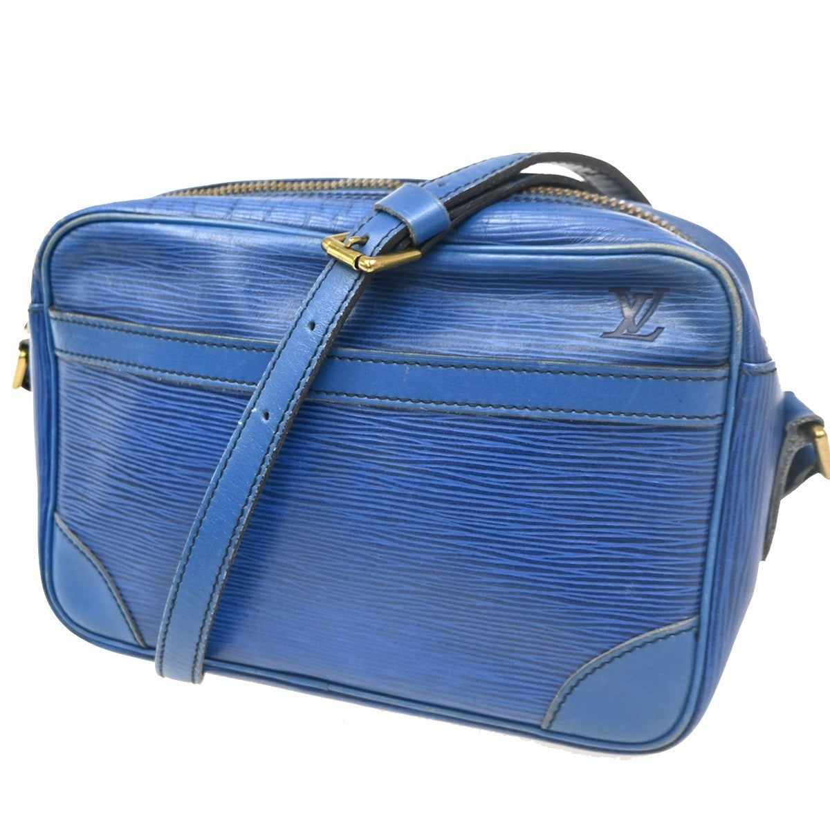 LOUIS VUITTON Trocadero 24 Epi Leather Shoulder Bag Blue France M52317 61KC158
