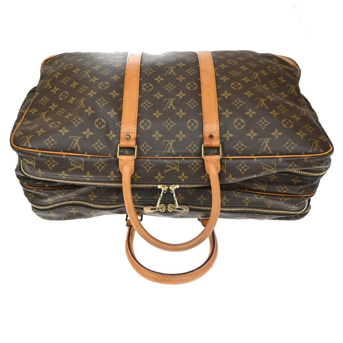 LOUIS VUITTON Sac 54H Earl Boston Bag Monogram Leather Brown M41383 33CB054