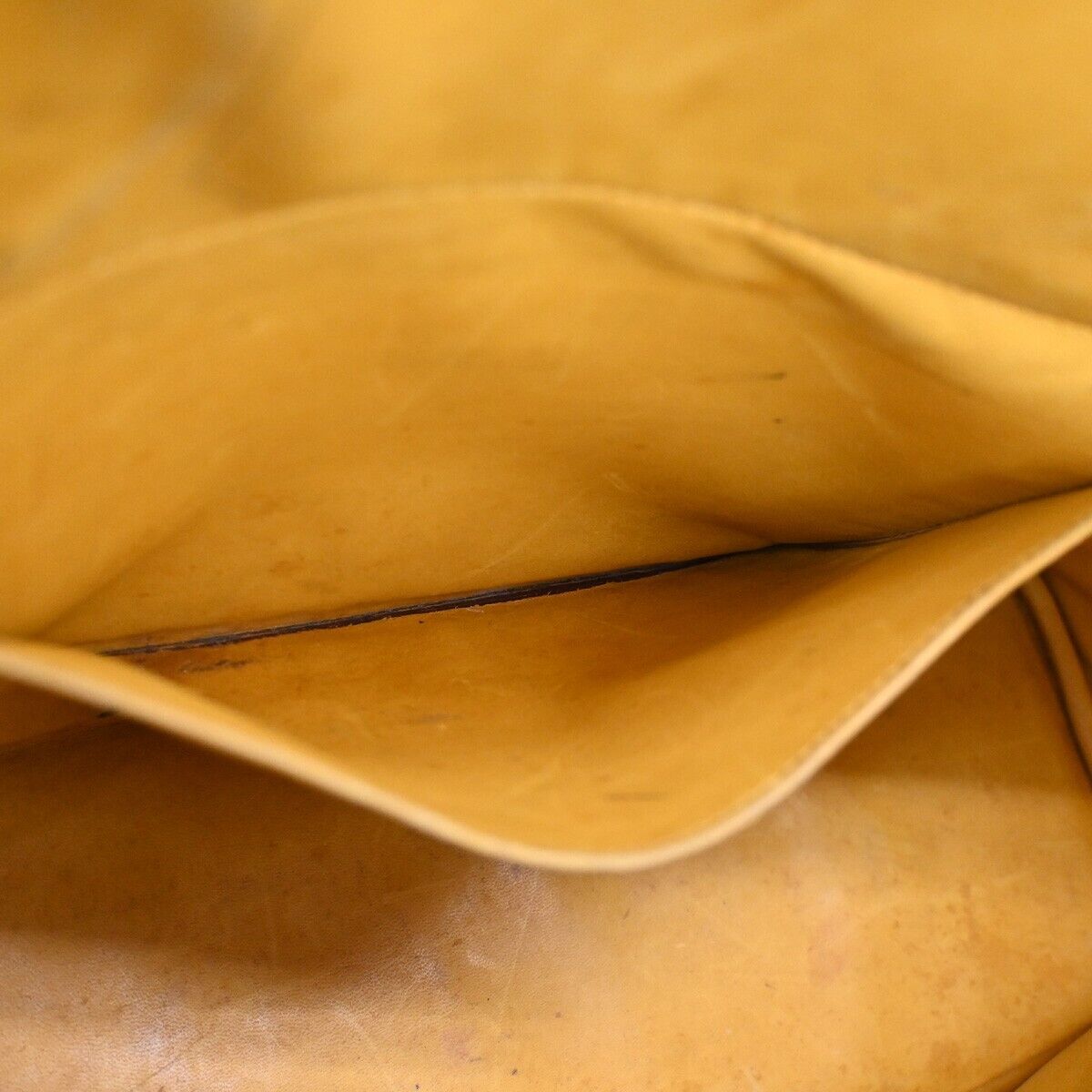 HERMES Bolide 37 2Way Shoulder Hand Bag Epsom Leather Black Yellow 310RC624