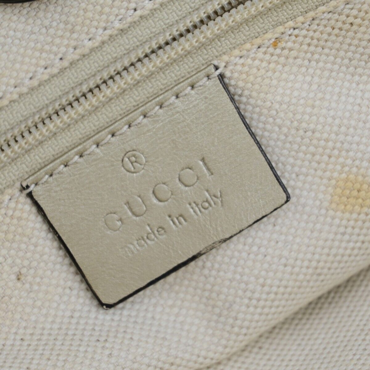 GUCCI Logo Sukey GG Pattern Shoulder Bag Canvas Leather Gold Brown GHW 35EC974