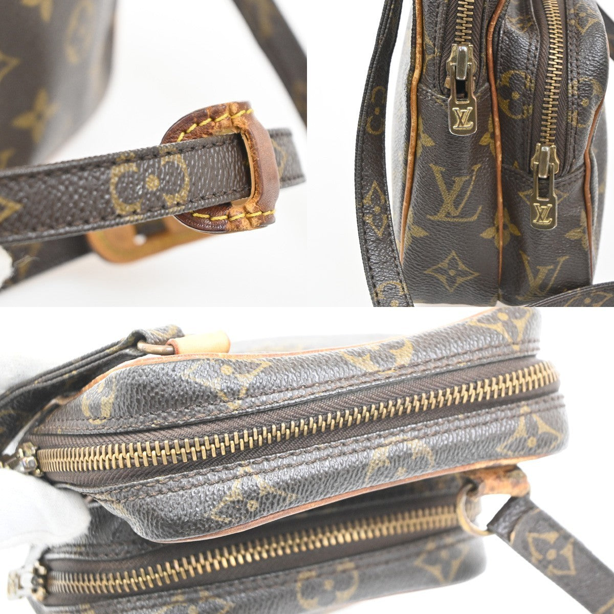 LOUIS VUITTON Mini Amazon Shoulder Bag Monogram Leather Brown M45238 69CA569