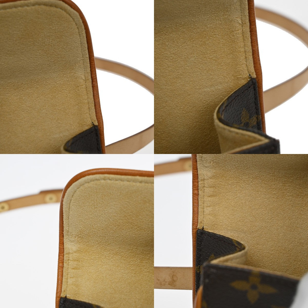 LOUIS VUITTON Pochette Florentine Bum Bag Monogram Leather Brown M51855 85MA630