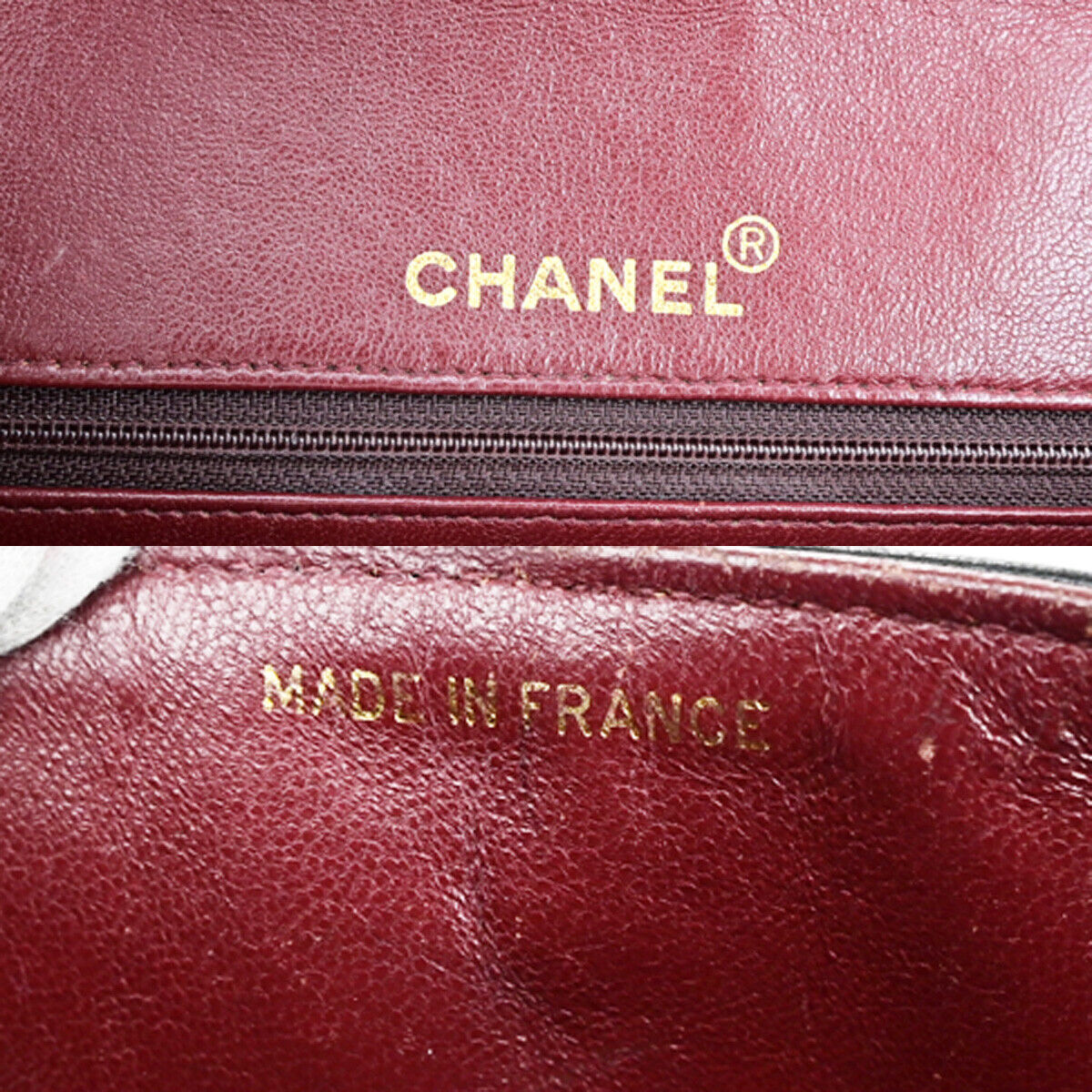 CHANEL CC Matelasse 25 Double Flap Chain Shoulder Bag Leather Black GD 318RJ940