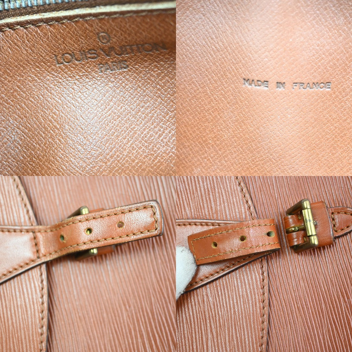 LOUIS VUITTON Jeune Fille Shoulder Bag Epi Leather Brown France M52153 65KC724