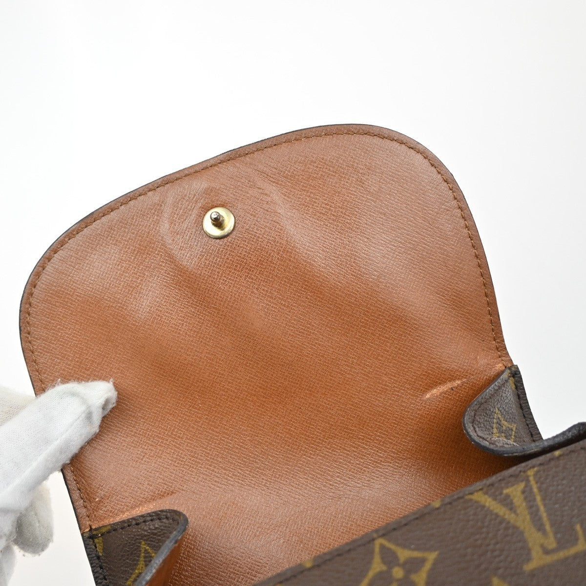 LOUIS VUITTON Mini Saint Cloud Shoulder Bag Monogram Leather BN M51244 35KP298