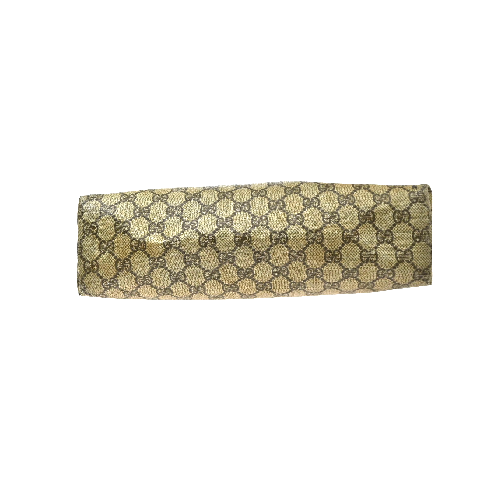 GUCCI Logo GG Pattern Sherry Shoulder Bag PVC Leather Brown Italy 67KD124