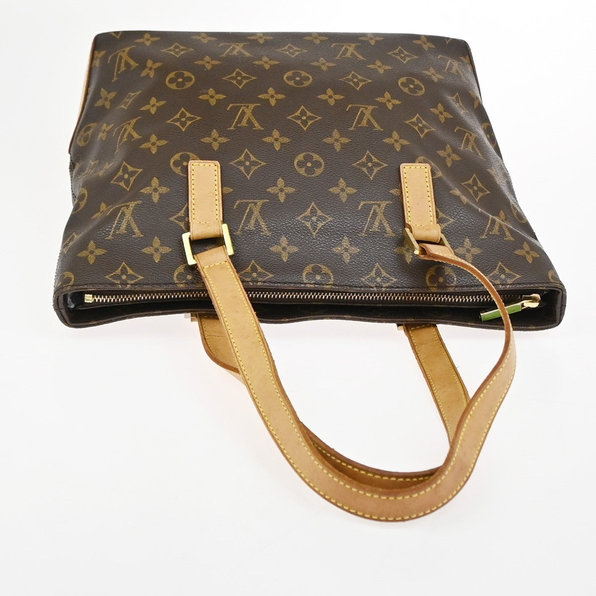LOUIS VUITTON Cabas Piano Shoulder Bag Monogram Leather Brown M51148 93YJ044