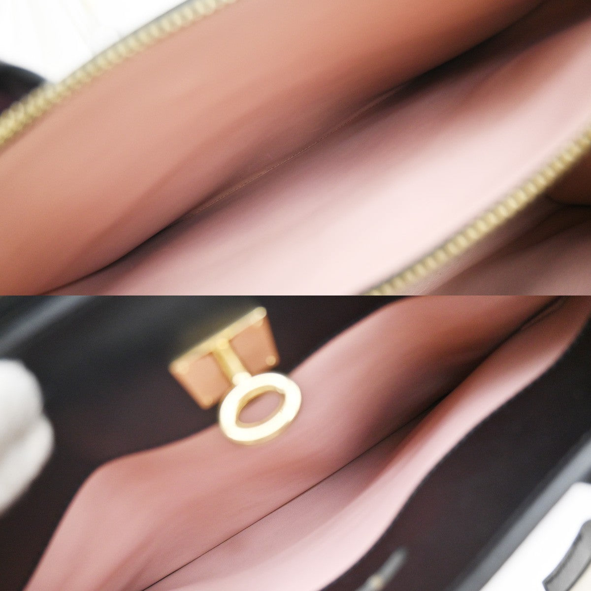 LOUIS VUITTON City Steamer MM Hand Bag Taurillon Leather Pink M42495 49RF720