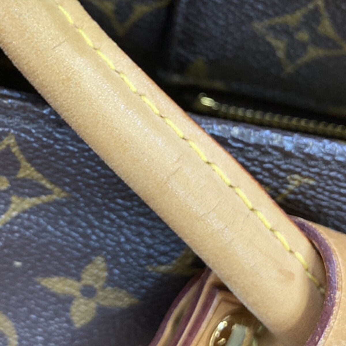 LOUIS VUITTON Raspail PM Shoulder Bag Monogram Leather Brown M40608 98EA752