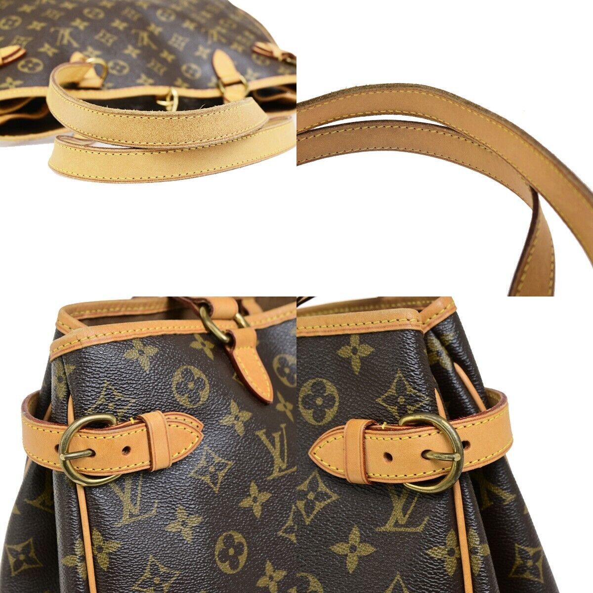 LOUIS VUITTON Batignolles Horizontal Shoulder Bag Monogram Brown M51154 11FB188