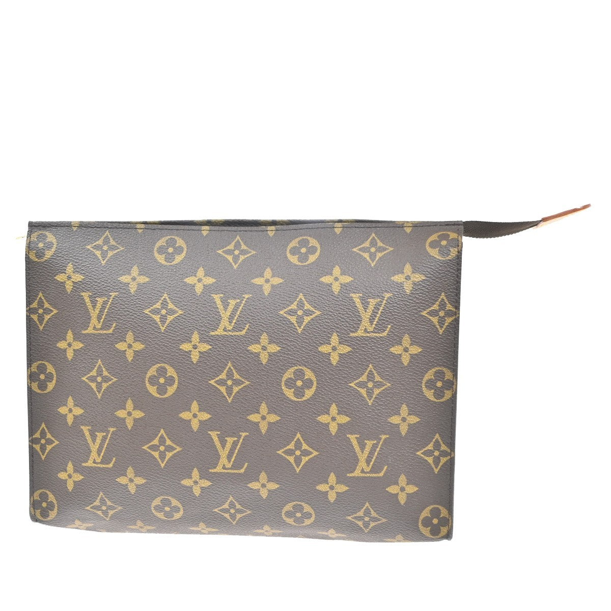 LOUIS VUITTON Poche Toilette 26 Clutch Pouch Bag Monogram Leather M47542 04MA321