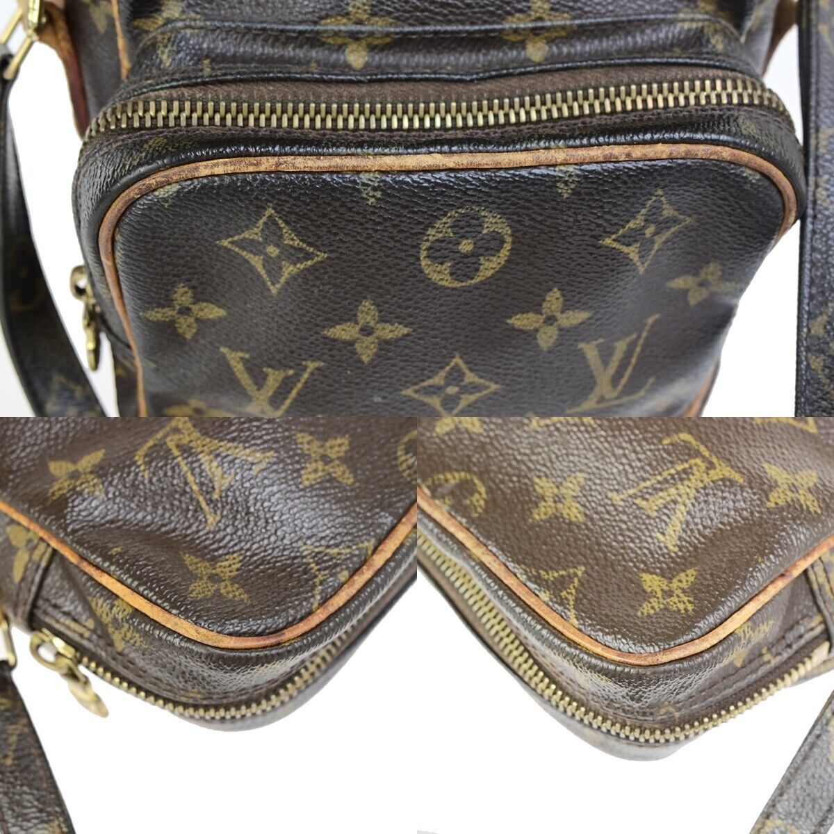 LOUIS VUITTON Amazon Crossbody Shoulder Bag Monogram Leather BN M45236 69FB212