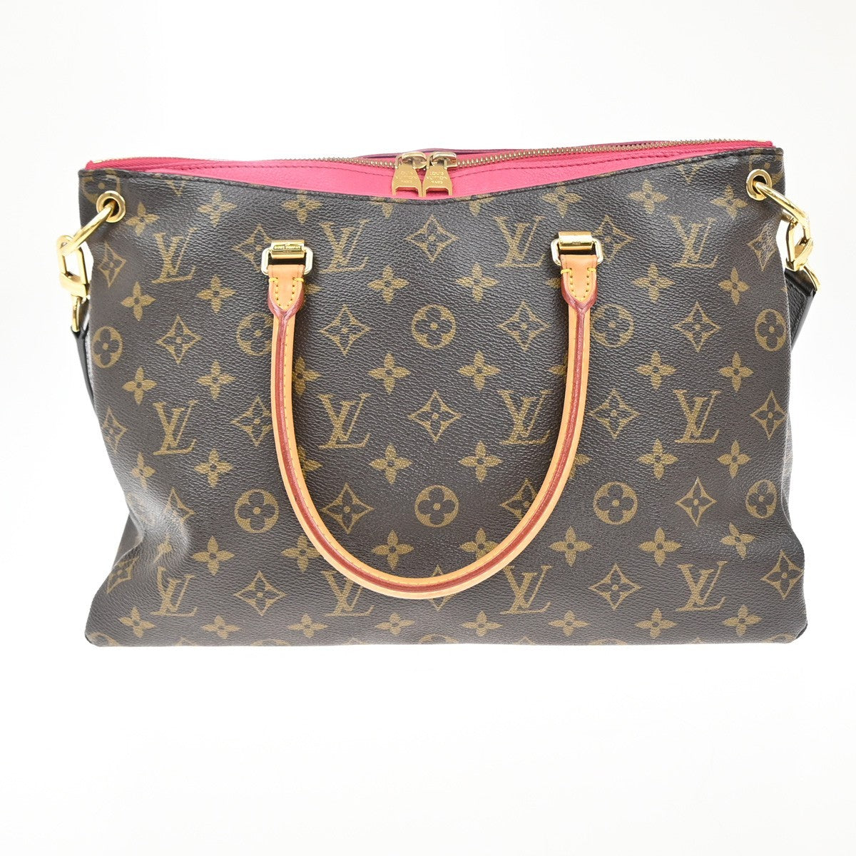 LOUIS VUITTON Pallas 2Way Shoulder Hand Bag Monogram Leather PK M41147 689RF677