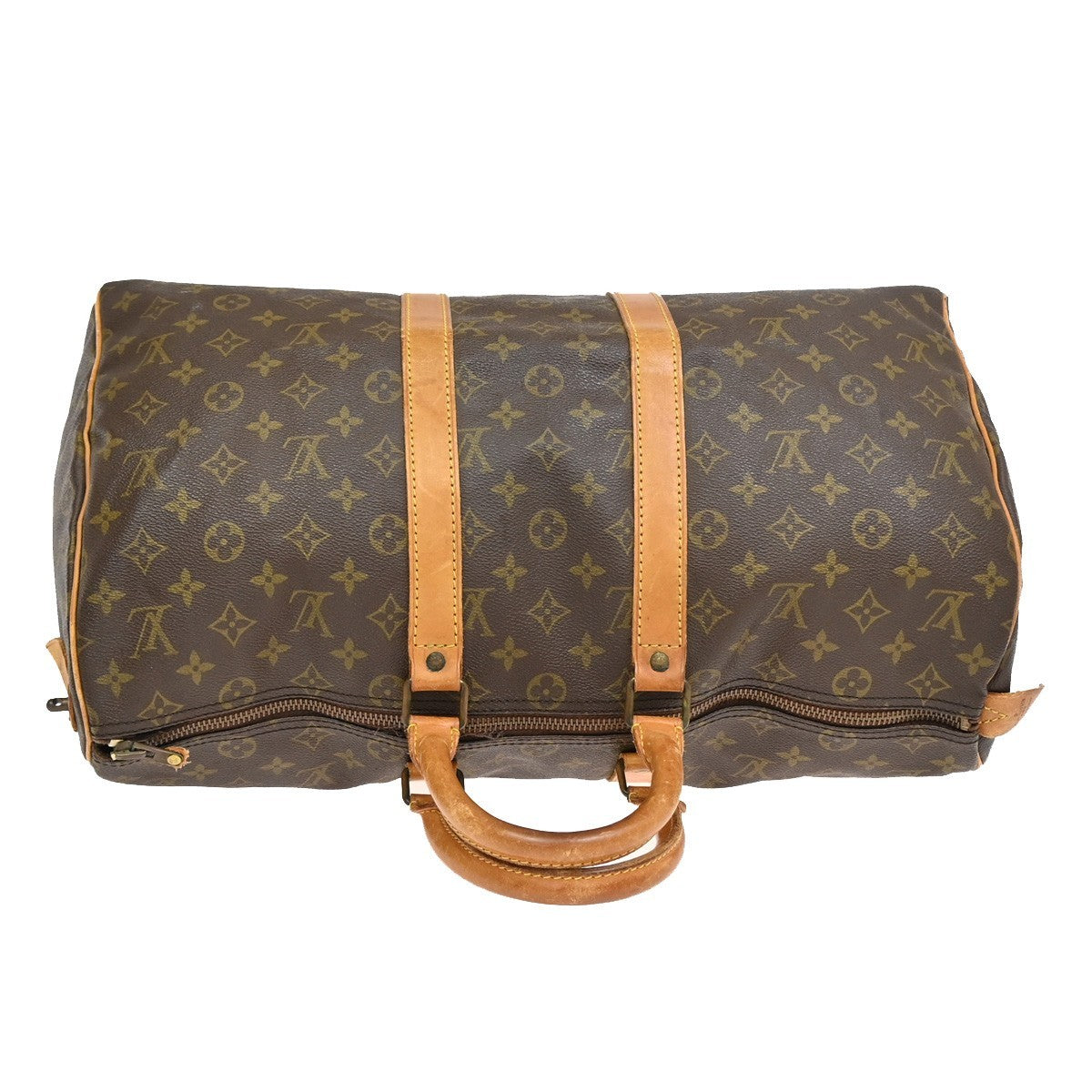 LOUIS VUITTON Keepall 45 Travel Hand Bag Monogram Leather Brown M41428 62AA092