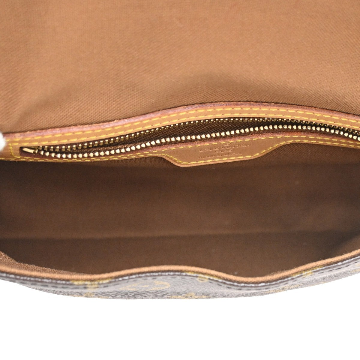 LOUIS VUITTON Mini Looping Hand Bag Monogram Leather Brown USA M51147 13CA555