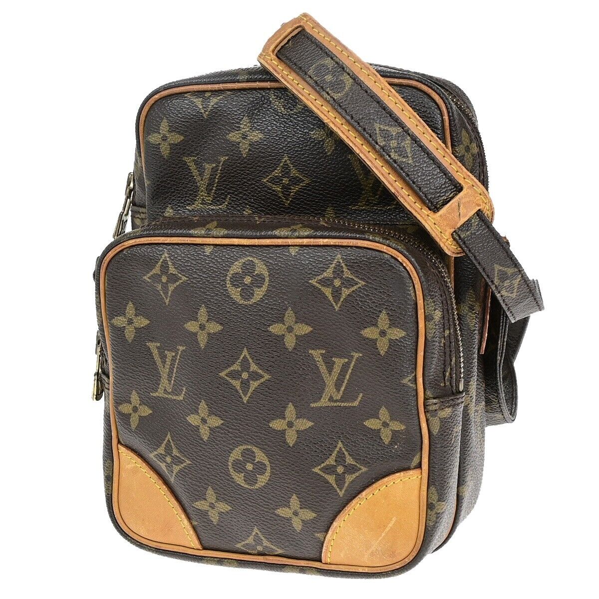 LOUIS VUITTON Amazon Crossbody Shoulder Bag Monogram Leather BN M45236 38EC524