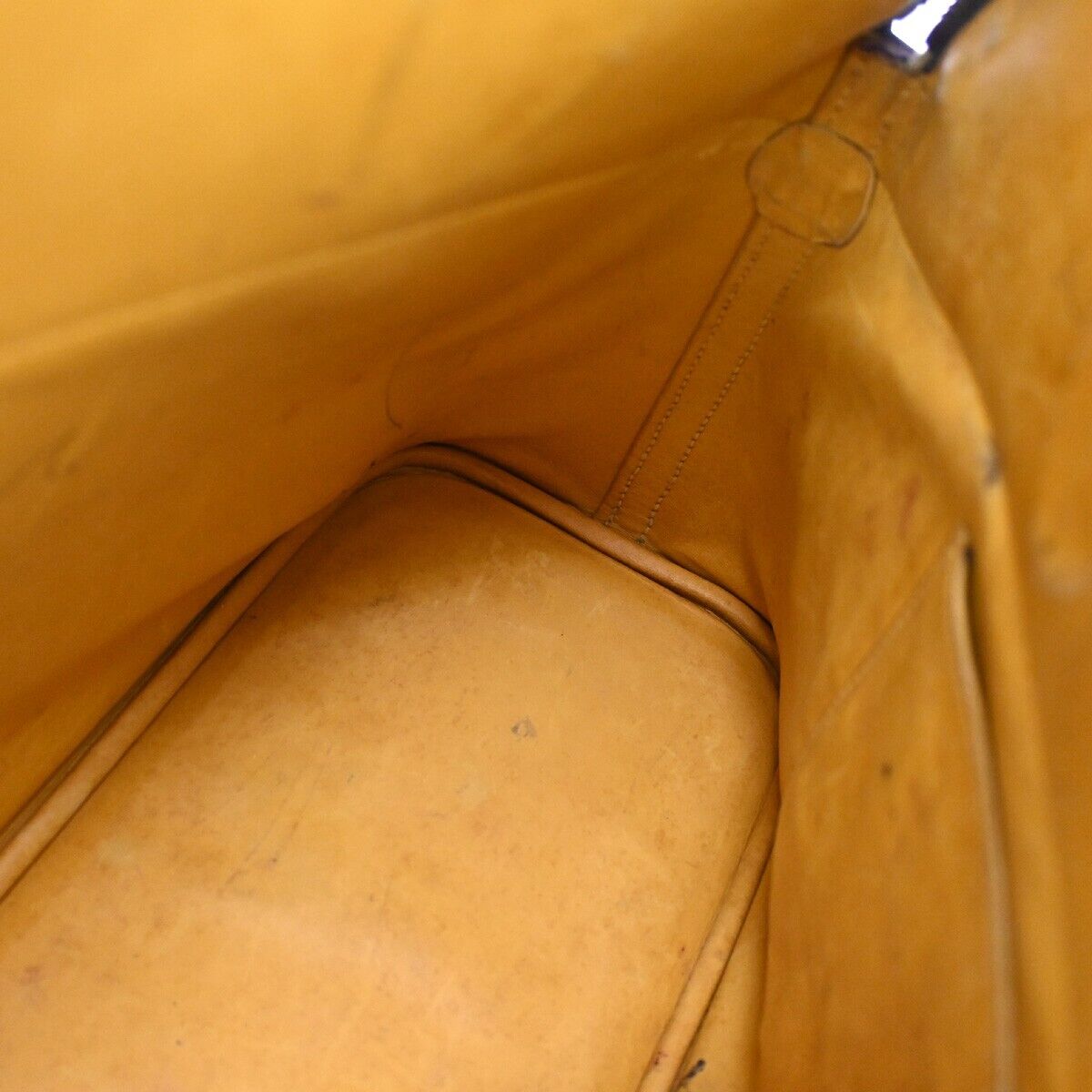 HERMES Bolide 37 2Way Shoulder Hand Bag Epsom Leather Black Yellow 310RC624