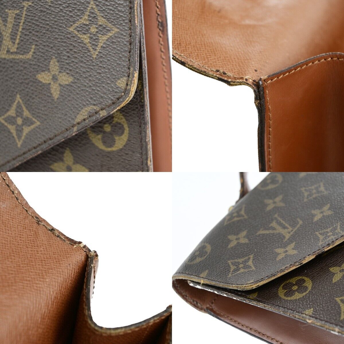 LOUIS VUITTON Porte Documents Bandouliere Hand Bag Monogram Brown M53338 05EC715