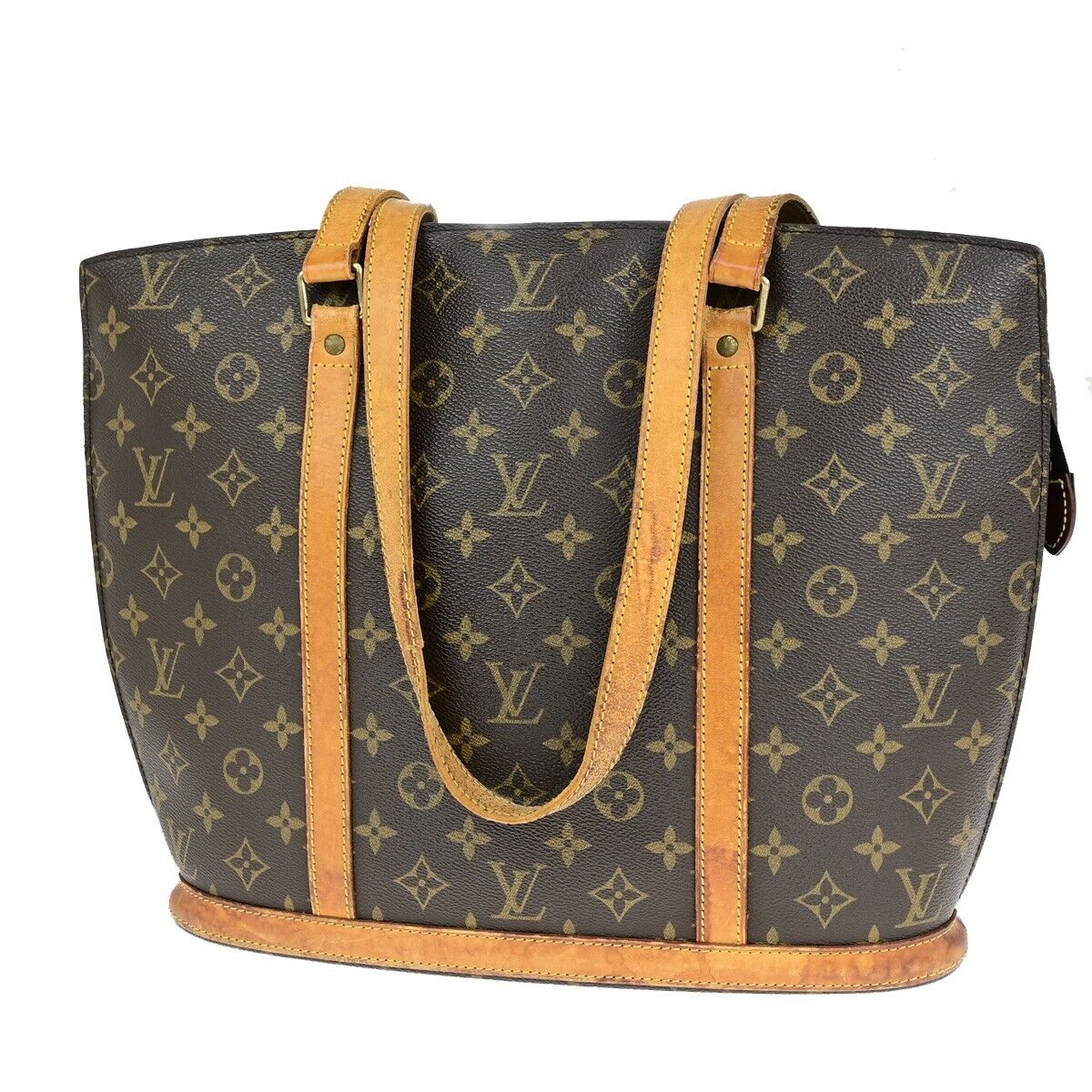 LOUIS VUITTON BABYLONE Shoulder Bag Monogram Leather Brown France M51102 33ED137