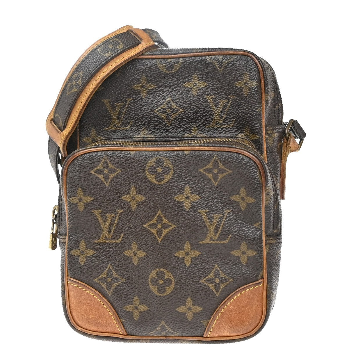 LOUIS VUITTON Amazon Crossbody Shoulder Bag Monogram Leather BN M45236 38KP597