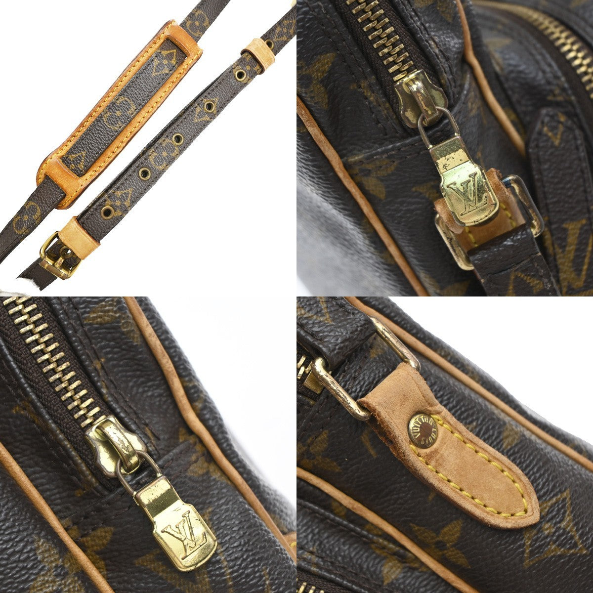 LOUIS VUITTON Amazon Crossbody Shoulder Bag Monogram Leather BN M45236 85MA695