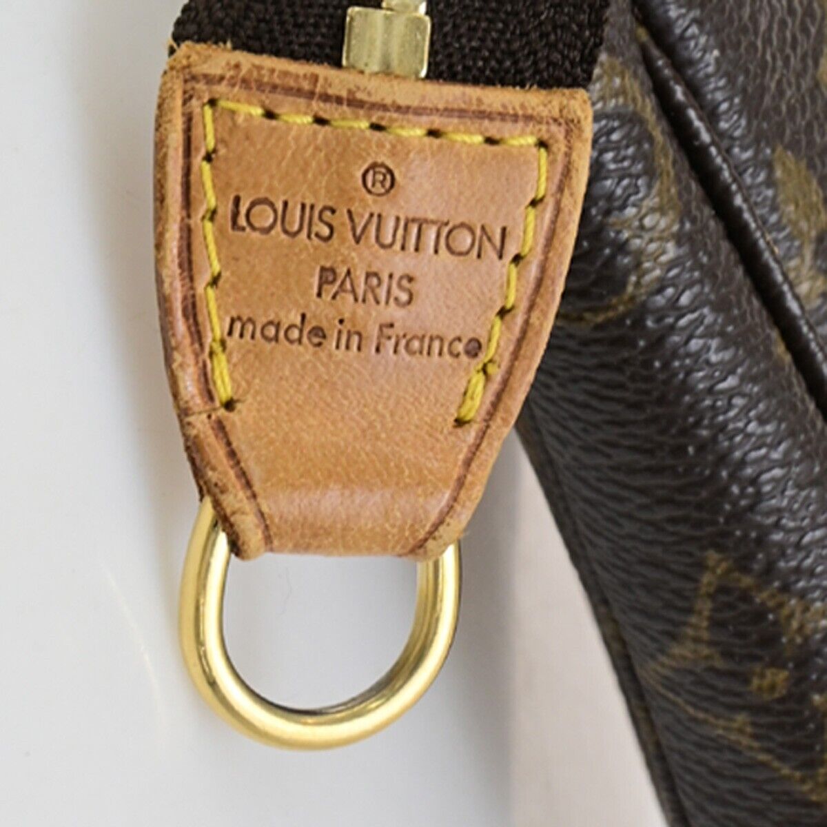 LOUIS VUITTON Pochette Accessoires Hand Bag Monogram Leather BN M51980 37FB321