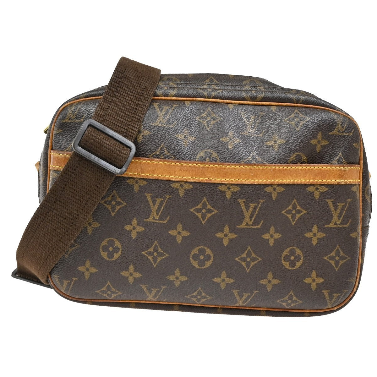 LOUIS VUITTON Reporter PM Crossbody Shoulder Bag Monogram Leather M45254 32KB723