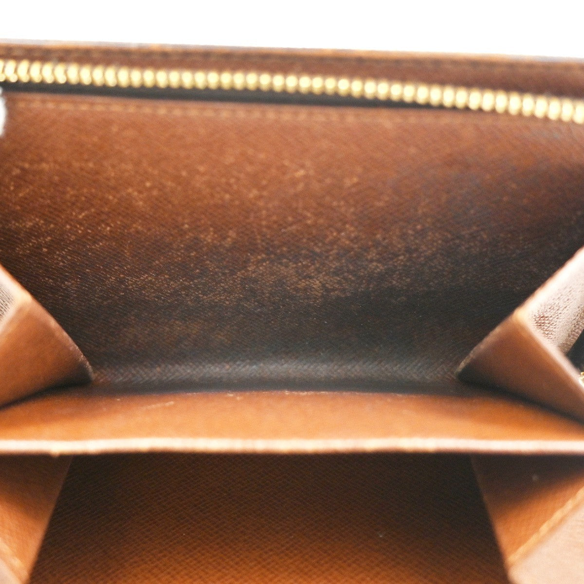 LOUIS VUITTON LV Logo 3 Set Wallet Cigarette Case Monogram Leather Brown 68KC965