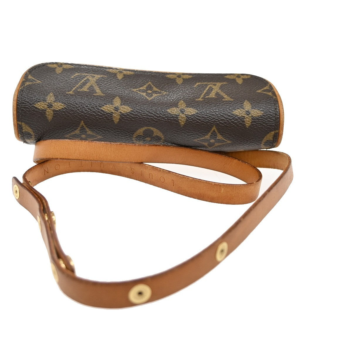 LOUIS VUITTON Pochette Florentine Bum Bag Monogram Leather Brown M51855 34CA093