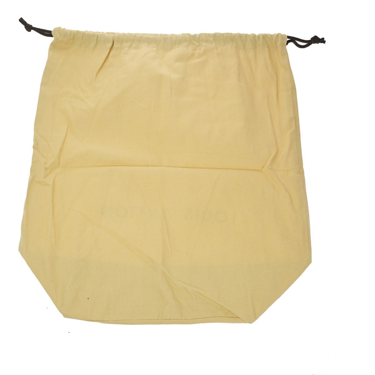 LOUIS VUITTON Logo 10 Set Drawstring Dust Bag Canvas Cotton Beige Brown 09YH868
