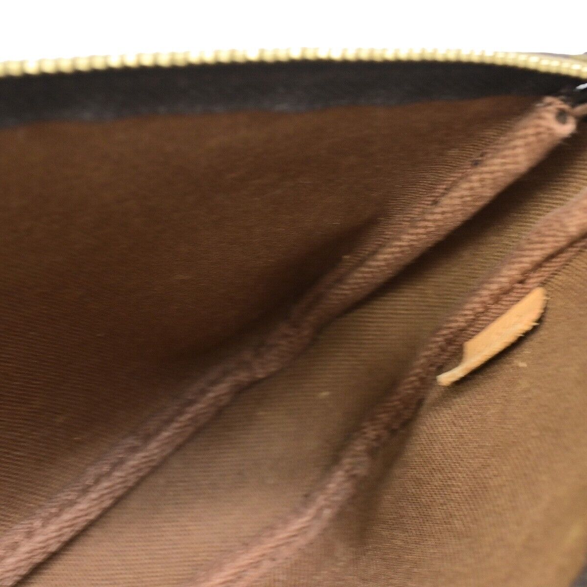 LOUIS VUITTON Pochette Accessoires Hand Bag Monogram Leather BN M51980 99EB455