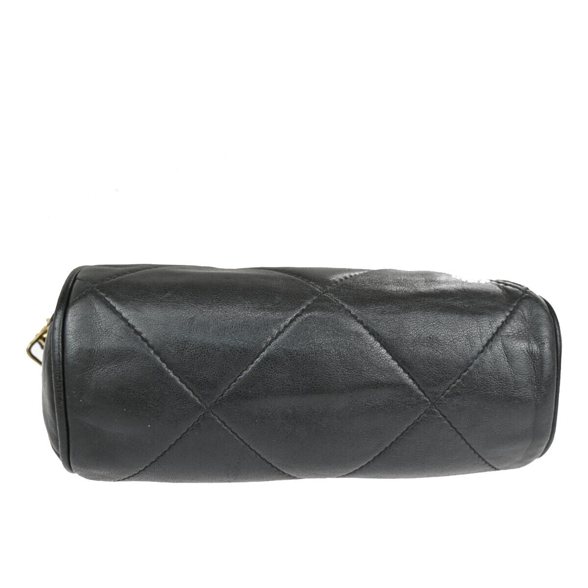 CHANEL CC Tassel Mini Matelasse Chain Shoulder Bag Leather BK Vintage 614RJ709