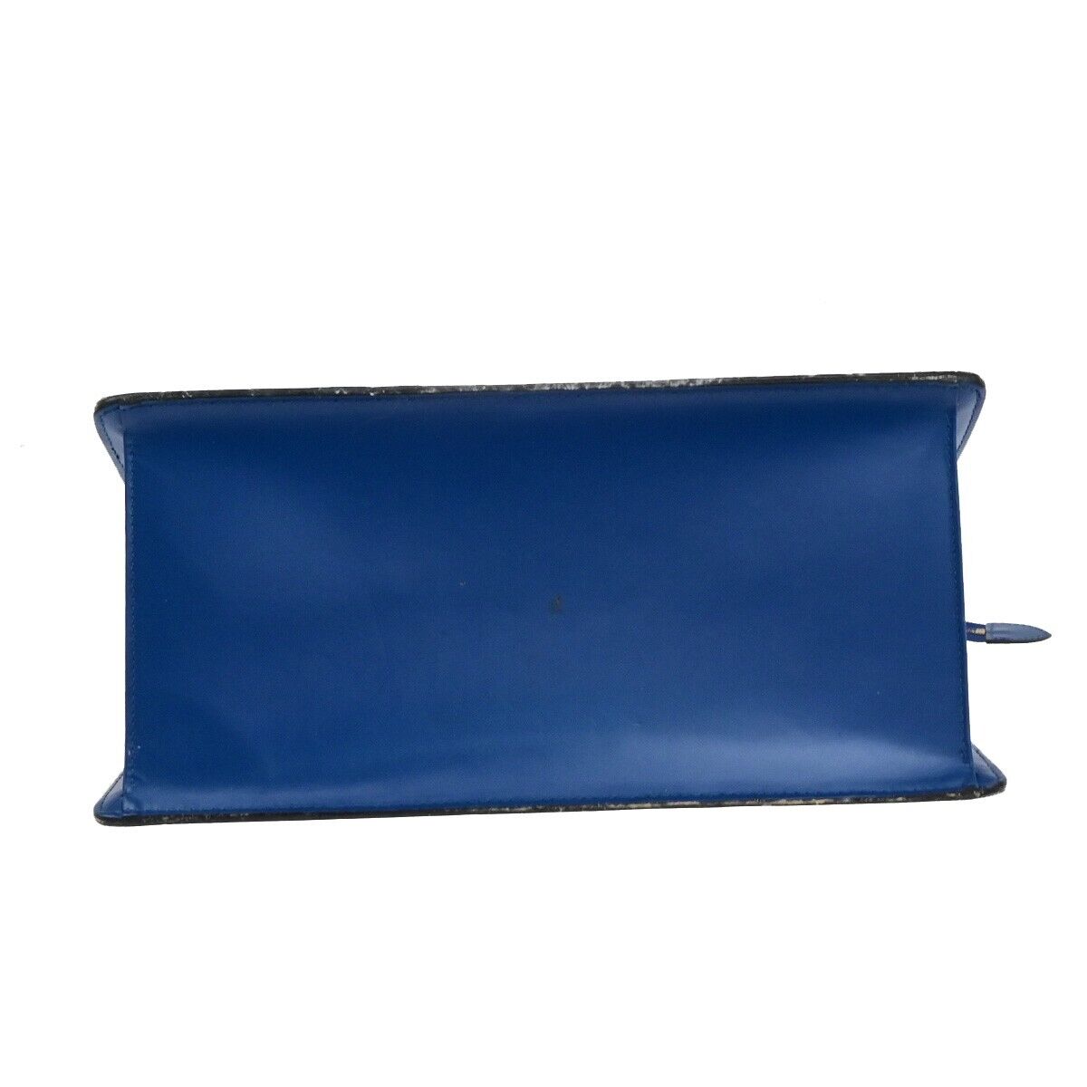 LOUIS VUITTON LV Logo Riviera Hand Bag Epi Leather Blue France M48185 64EA211